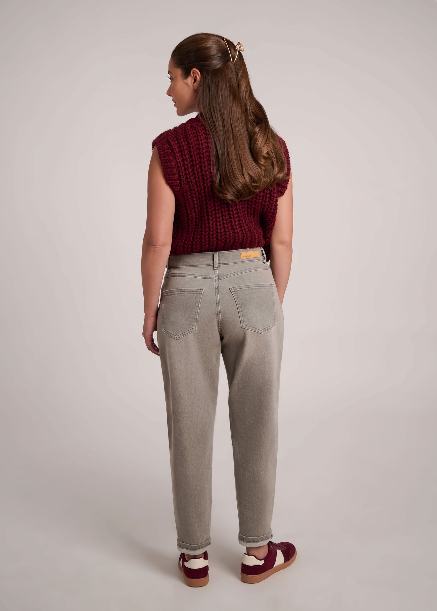 jeans gris pâle