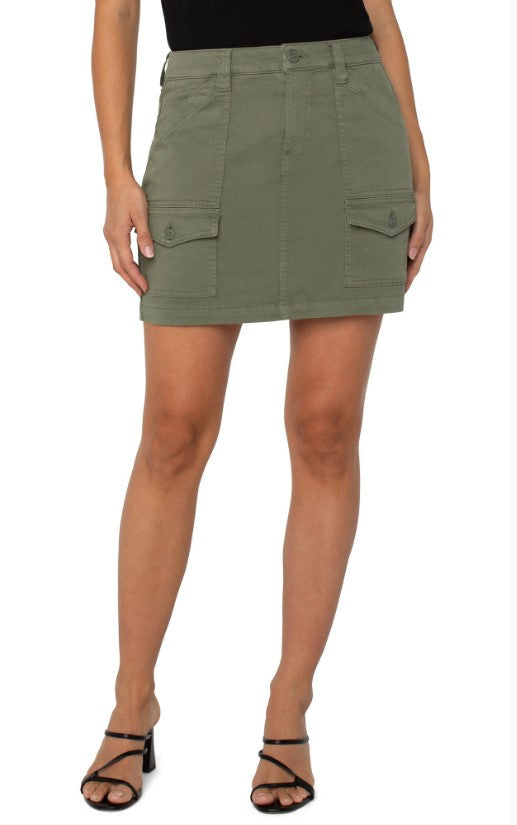 jupe culotte kaki