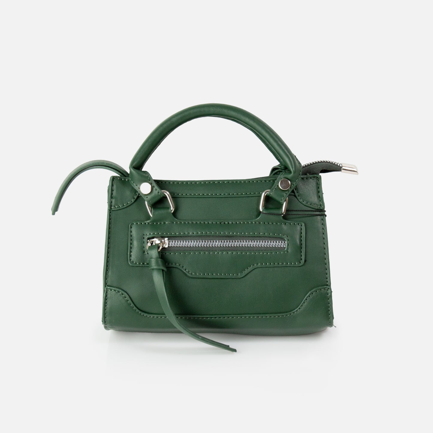 petit sac à main vert foncé