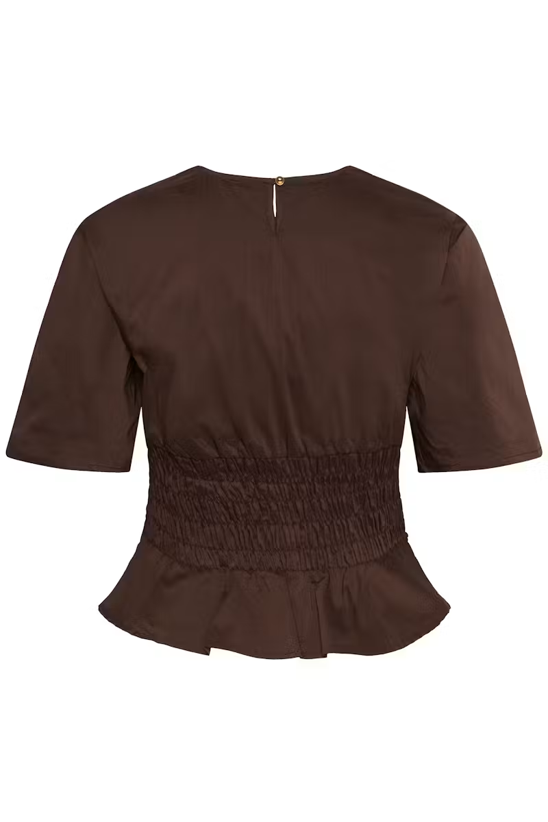blouse brune