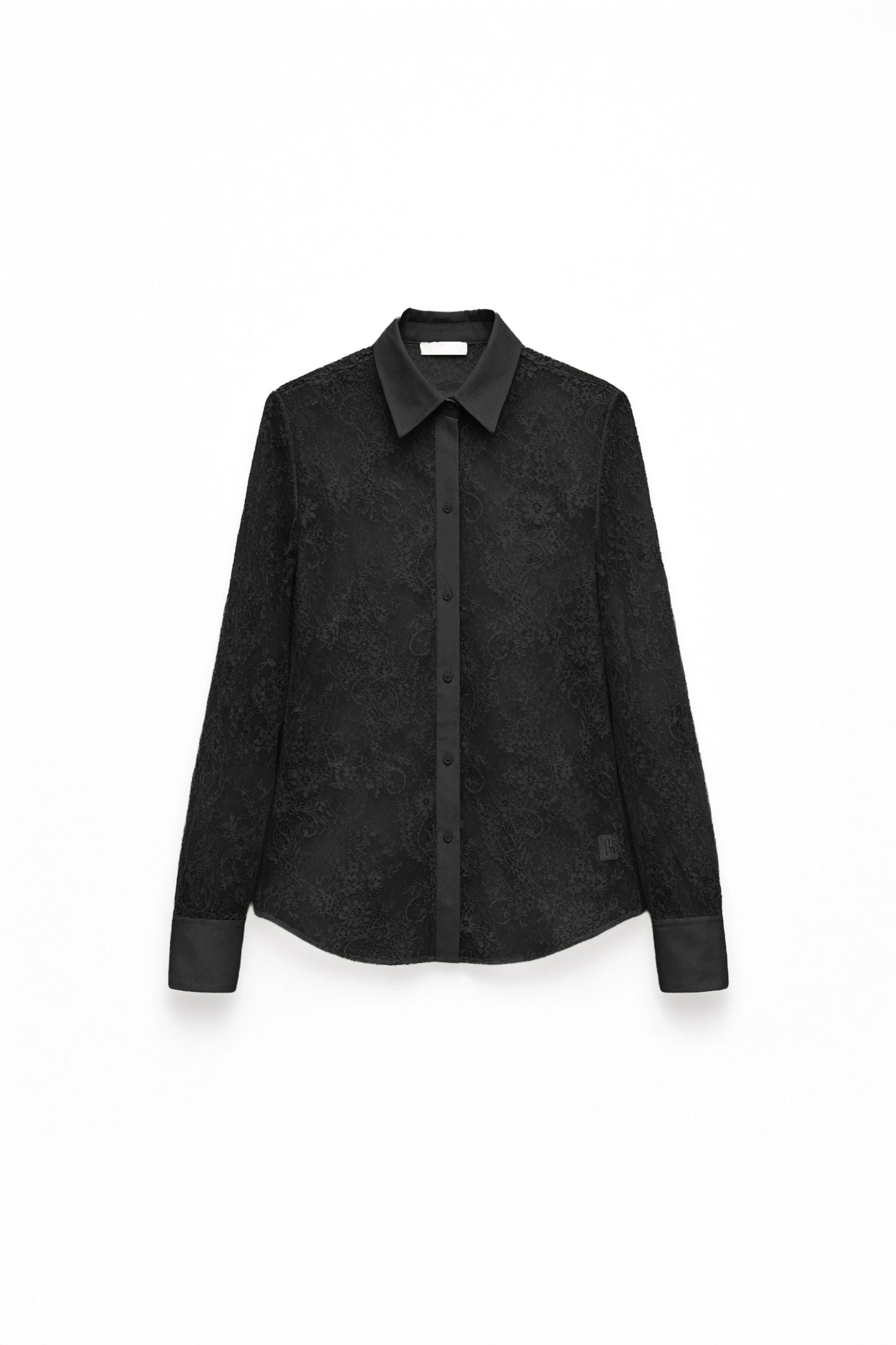 blouse en dentelle noire