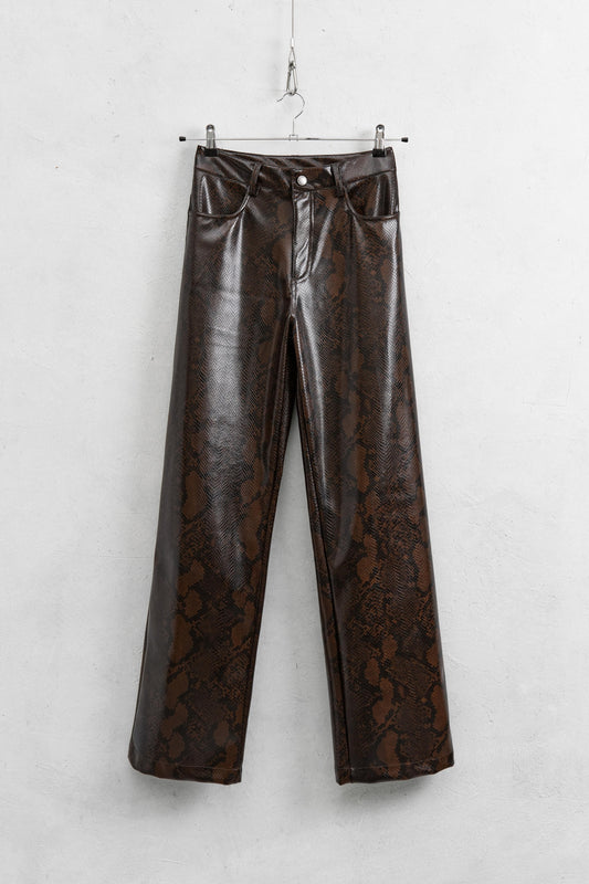 pantalons cuir vegan