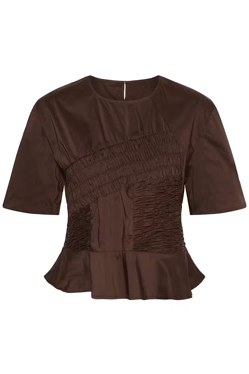 blouse brune