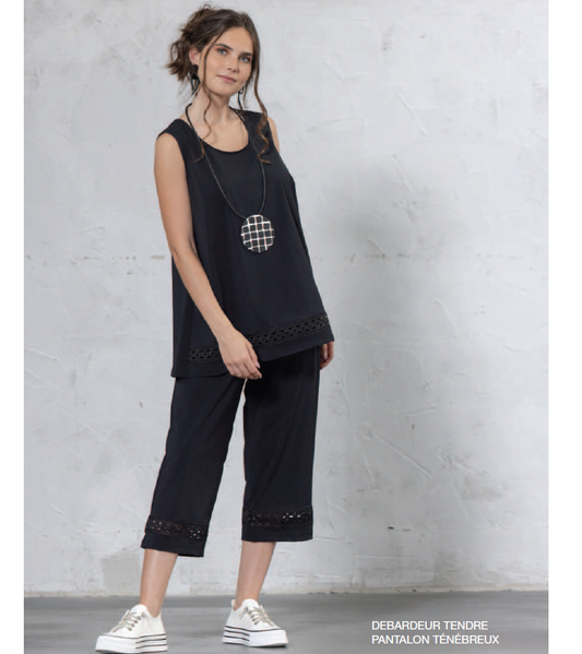 pantalons noirs